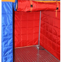 Caja calefactada de 125 x 125 x 150 cm
