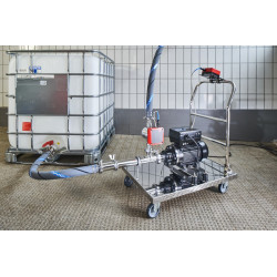 Pompe horizontale à rotor excentré haute viscosité