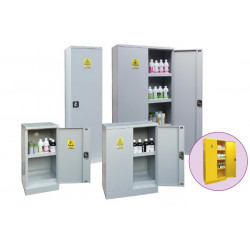 Armario de seguridad para productos peligrosos de mostrador con 2 puertas