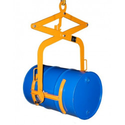 Volcador de barriles con polipasto para barriles de 200 l