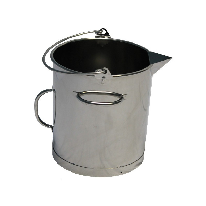 Cubo de acero inoxidable 316L de 20 l