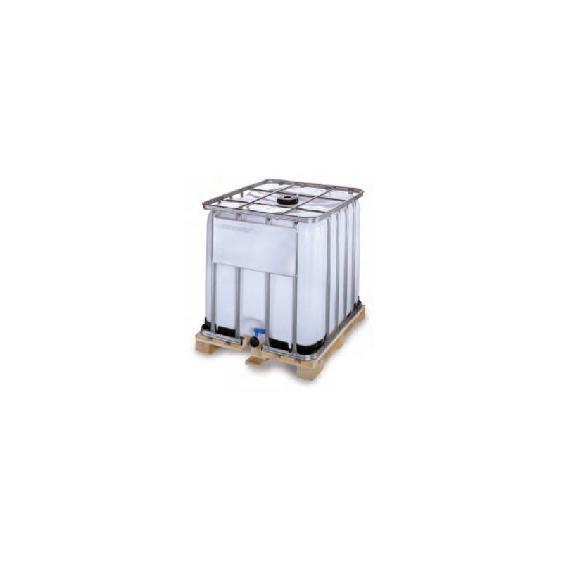 Cuve 1000 Litres IBC GRV homologue UN palette bois
