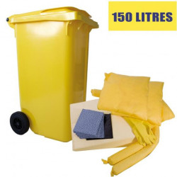 Kit de intervención para productos químicos de 150 litros