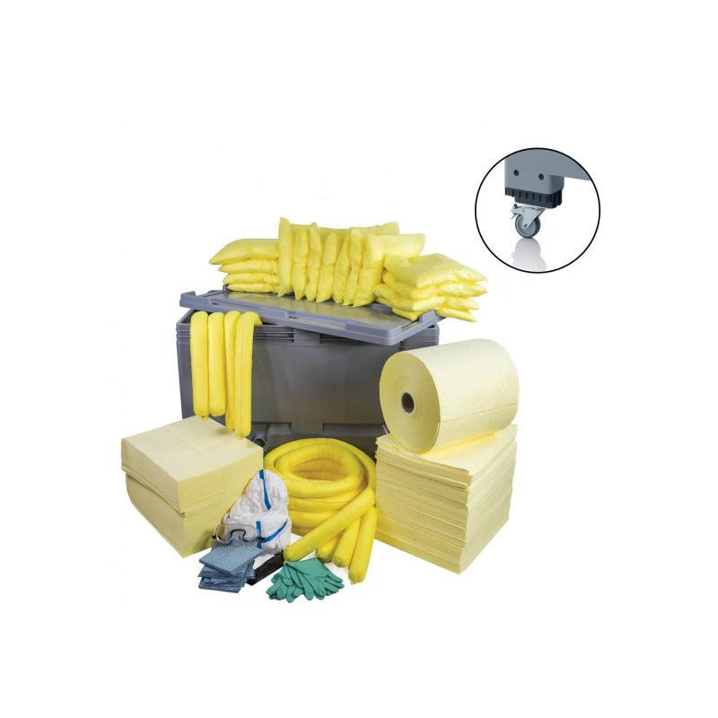 Kit de respuesta ante la contaminación química de 600 litros