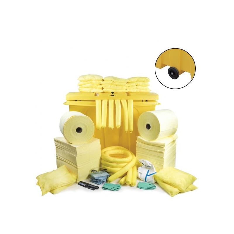 Kit de respuesta ante la contaminación química de 800 litros