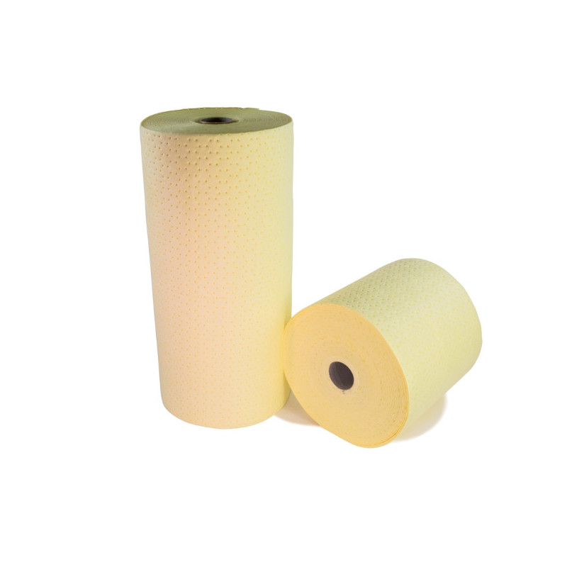 Rollo absorbente de productos químicos de una sola capa (caja de 2)
