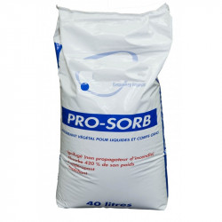 Granulado absorbente mineral para uso vial (palé de 50 sacos)