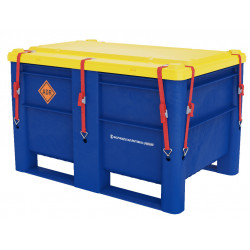 CAJA-PALÉ DE 800 L con batería de litio, ADR P908