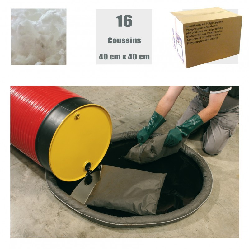 Almohadillas absorbentes para todo tipo de líquidos (caja de 16)