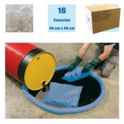 Almohadillas absorbentes para todo tipo de líquidos (caja de 16)
