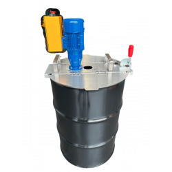 Mezclador bidón metalico 200l