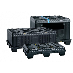 Caja plegable para palés UN para baterías