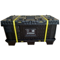 Caja-palé de 240 litros homologada 4H2 para mercancías peligrosas CPJ240