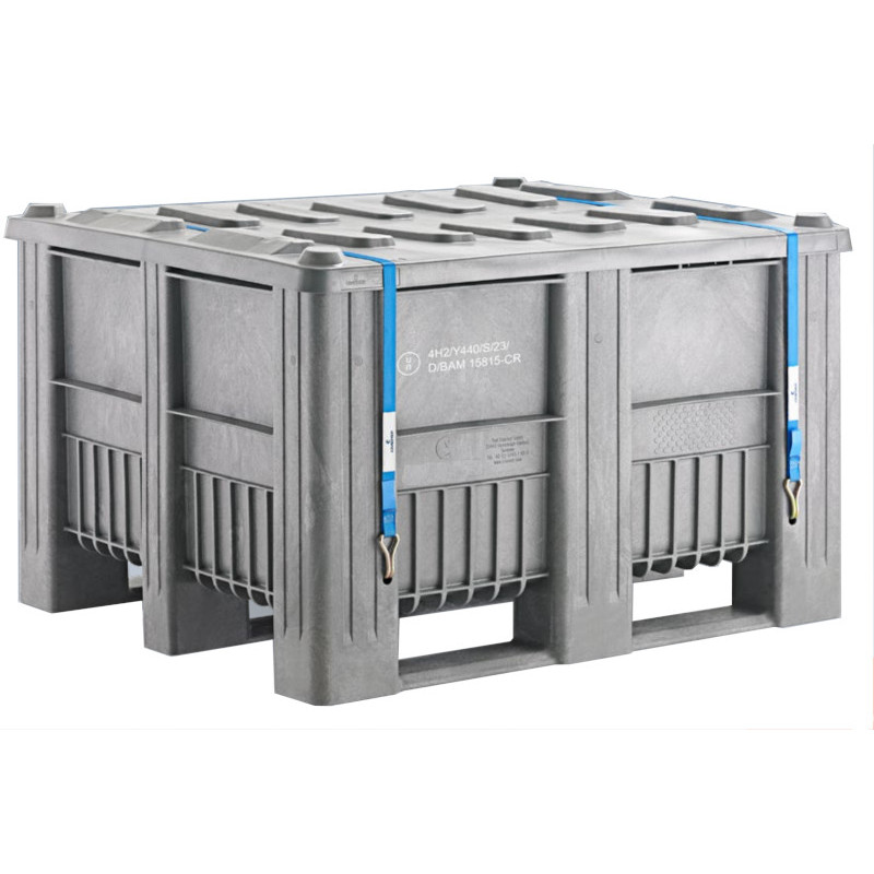 caja-palé para baterías de litio ADR P908 de 620 litros