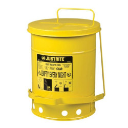 Contenedor para residuos contaminados e inflamables
