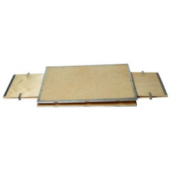 Caja de madera homologada para el transporte de mercancías peligrosas 4D/X9
