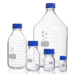 frasco de vidrio de borosilicato Duran