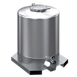 Cubeta cerrada de acero...