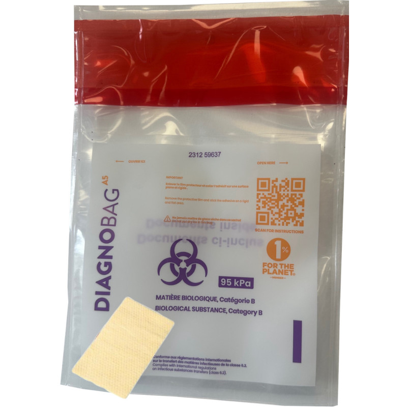 DIAGNOBAG A5 con material absorbente