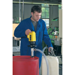 Bomba para vaciar barriles o depósitos IBC GRV de 1000 l para aceites y productos petrolíferos