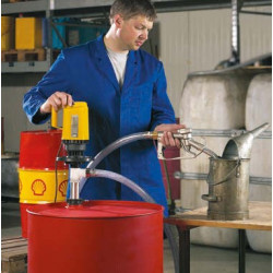 Bomba para vaciar barriles o depósitos IBC GRV de 1000 l para aceites y productos petrolíferos
