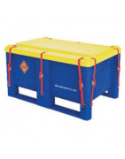 Caja de plastico UN 4H2 y 4H2V para transporte de productos peligrosos